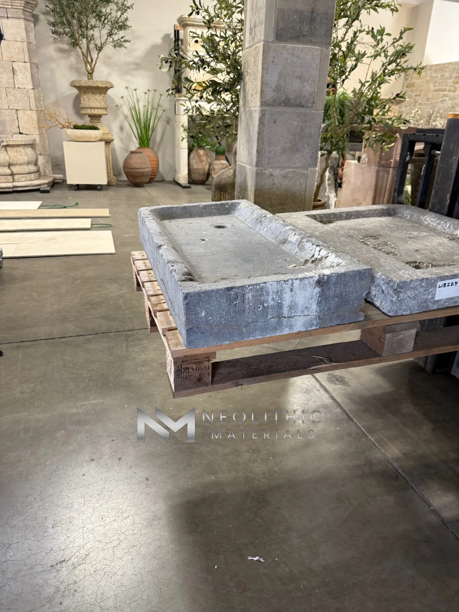 Antique Belgian Bluestone Sink - Image 11